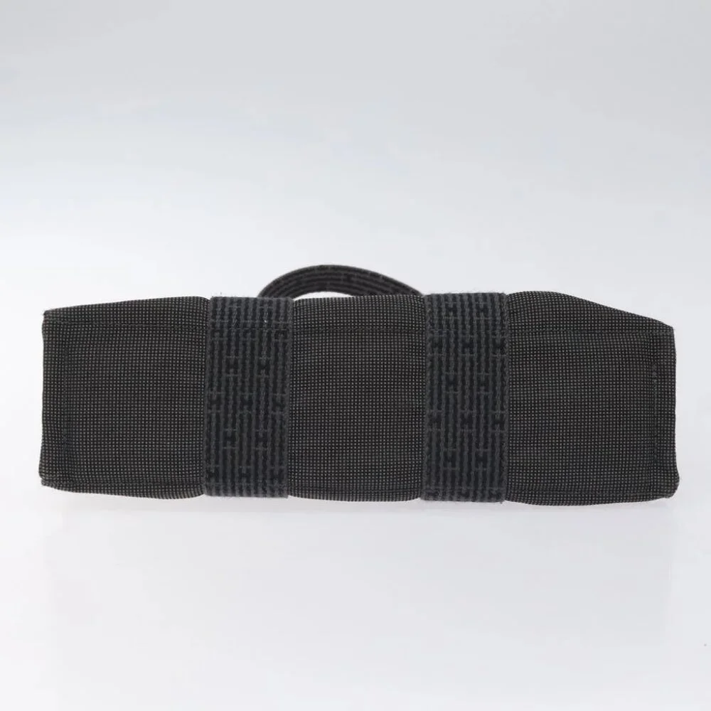 HERMES Her Line PM Backpack Canvas Gray Silver - Picture 5 of 14